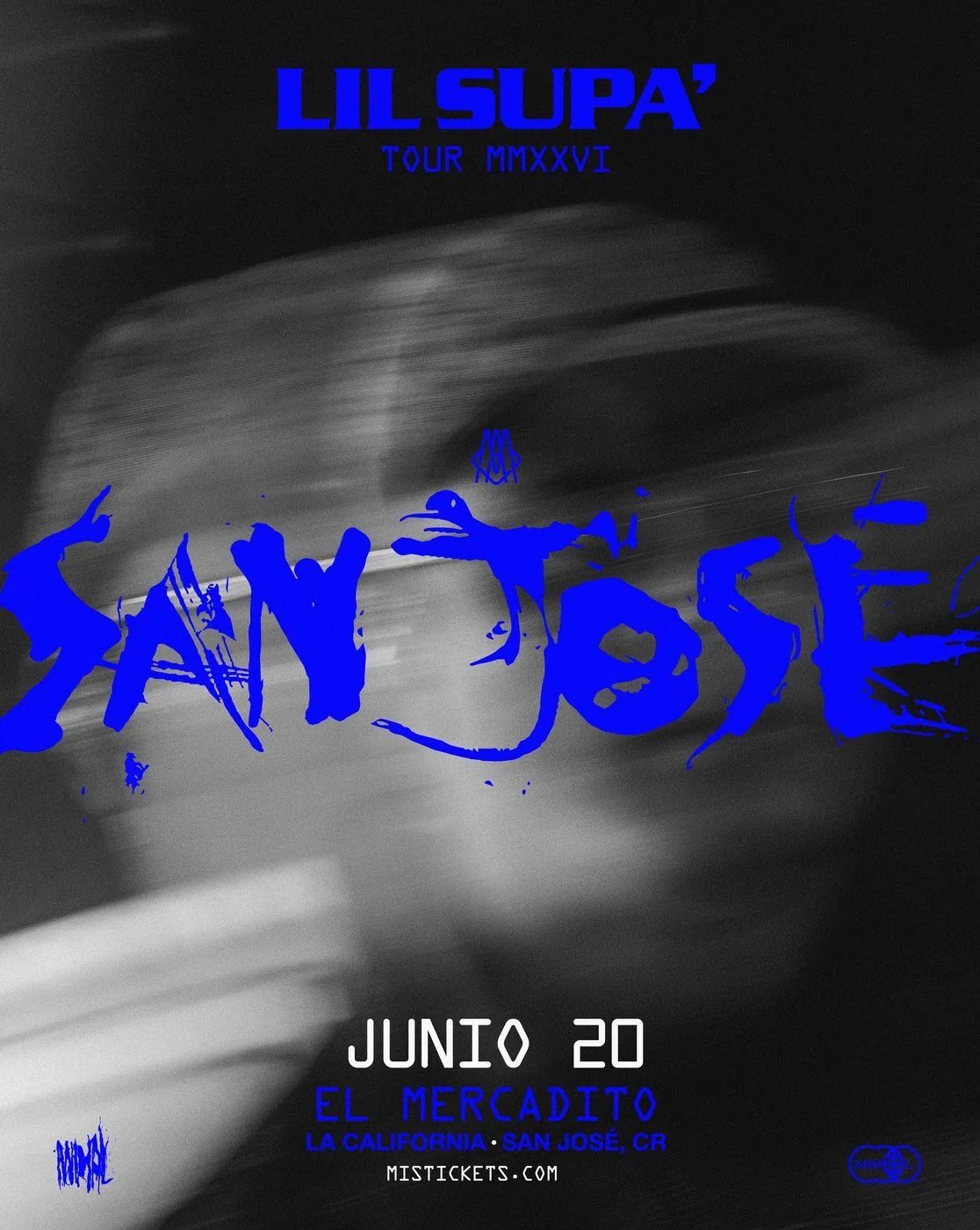 Lil Supa' — ANIMAL Tour · San José, junio 2026